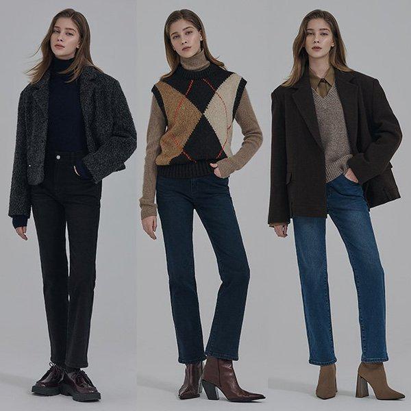 25FW 女性起毛ライクラデニム3種