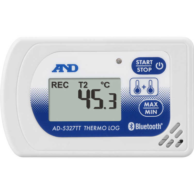 A＆D　A&DBLE温度2chデータロガーさもろぐAD5327TT 　AD-5327TT