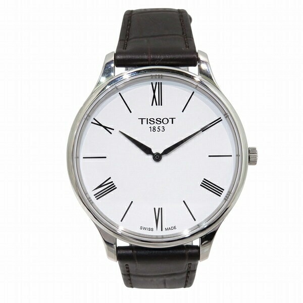 ティソ トラディション T063.409.16.018.00 クォーツ 腕時計 メンズ【中古】