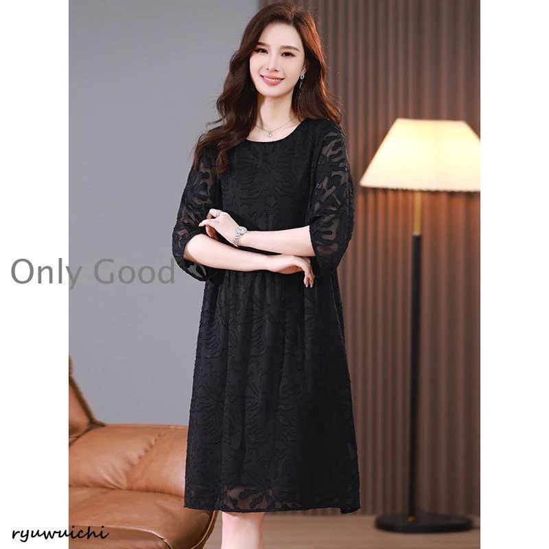 [プレミア]フォーマルドレス50代結婚式ワンピース袖ありシニア30代70代パーティードレス親族ロングミセス40代フォーマルワンピース大きいサイズ60代