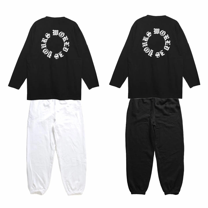 ACE FLAG 上下セット 長袖 ブランド スケボー メンズ 春秋冬用 全2色 大きいサイズ エースフラッグ セットアップ ロンT スウェットパンツ ORLD 7,489円