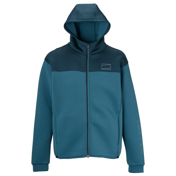 野球 長袖ジャケット スペーサーニットフーディー AOS14F01-SLBLU-2XO スレートブルー