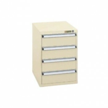 サカエ スモールキャビネット 390x400x540mm アイボリー SL-54I