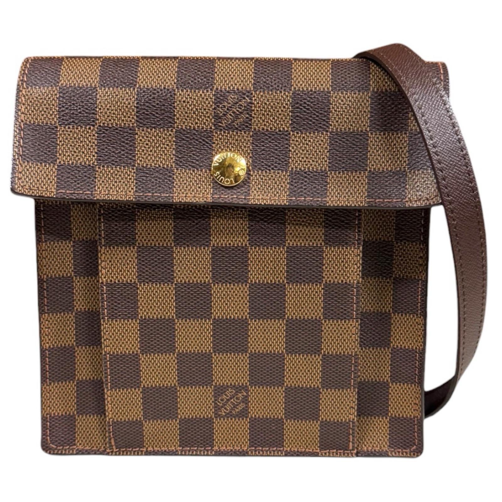 ルイヴィトン ピムリコ ダミエ ショルダーバッグ ダミエキャンバス N45272 ブラウン LOUIS VUITTON 中古