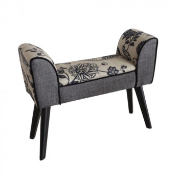 モダンテイスト スツール ベンチ S 椅子 グレー＆エスニック 2112STC007