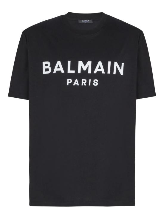 BALMAIN Men T-Shirts GH1EG000BD45 EAB Black