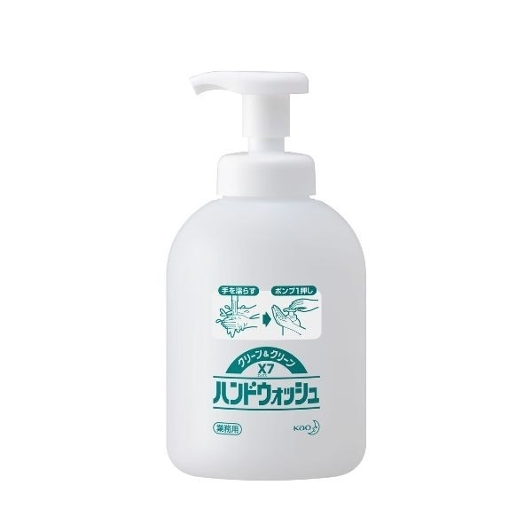 花王　クリーン&クリーン　X7　薬用ハンドウォッシュ　詰替容器　500ml×12本入【取り寄せ商品・即納不可・代引き不可・返品不可】