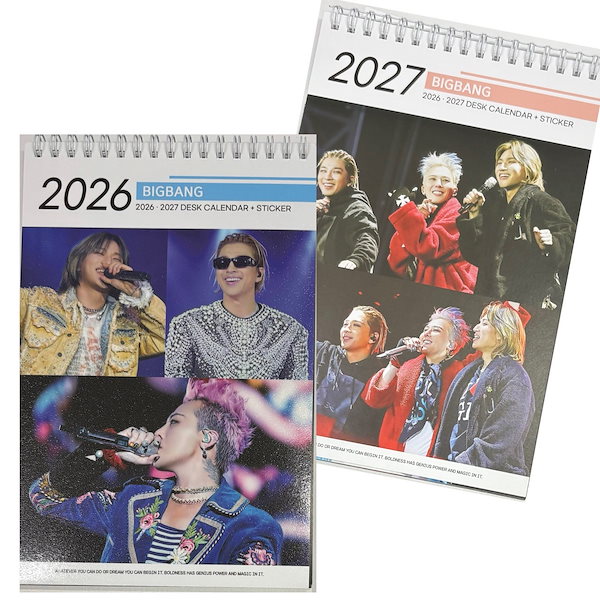 BIGBANG カレンダー BIGBANG ビッグバン グッズ 卓上 カレンダー (写真集 カレンダー