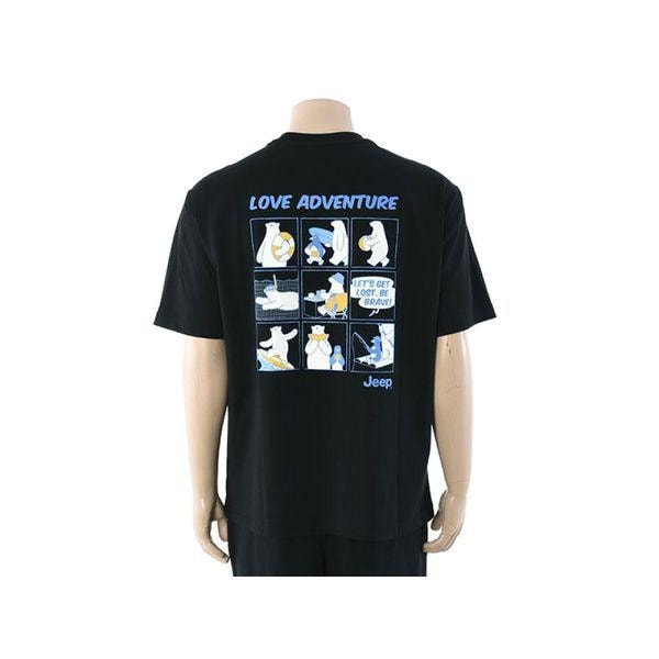 JR2TSU211 26年 共用 カトゥーン ベア グラフィック 半袖Tシャツ_P422099901