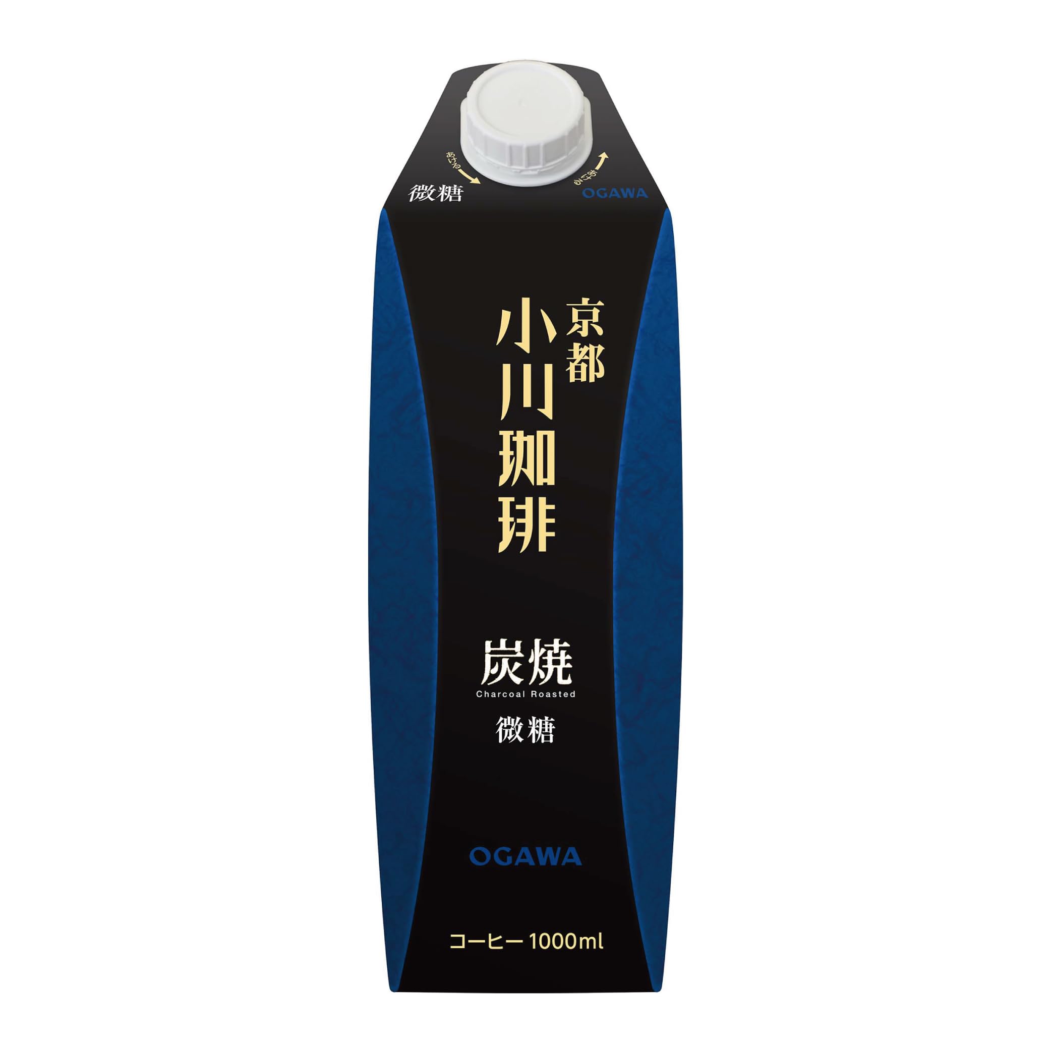 京都小川珈琲 炭火珈琲 微糖 1L ×6本