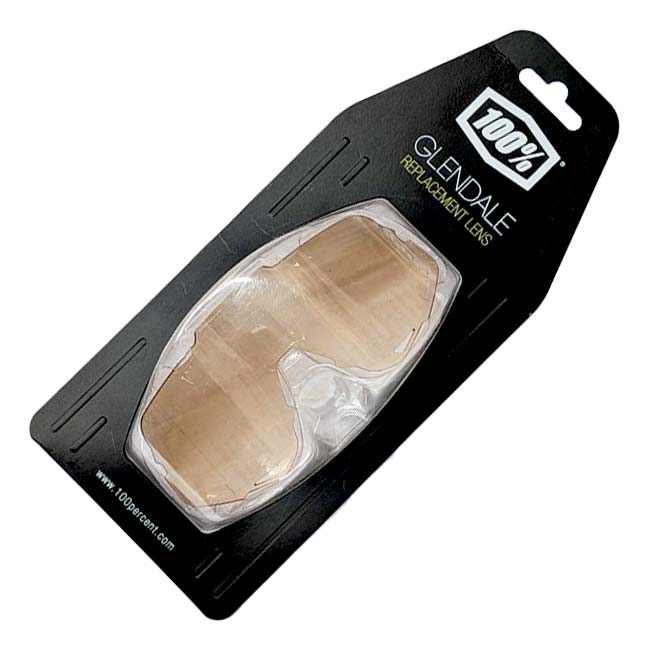 100%(ワンハンドレッド) GLENDALE グレンデ－ル用 リプレイスメントレンズ 本体は別売 69047-00006LLイエローシルバーM