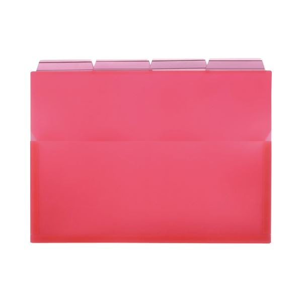 (まとめ) ライオン事務器PPポケットホルダー(エール) A4 ピンク マチ付 PH-42A-P 1パック(4冊) (×30セット)