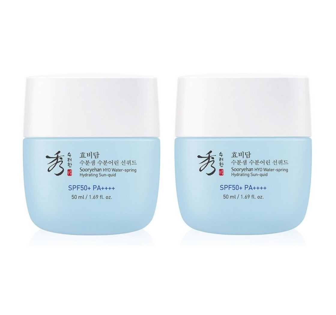 1+1 水分腺水分のこもった日焼け止めクリーム SPF50 + PA ++++ 50ml