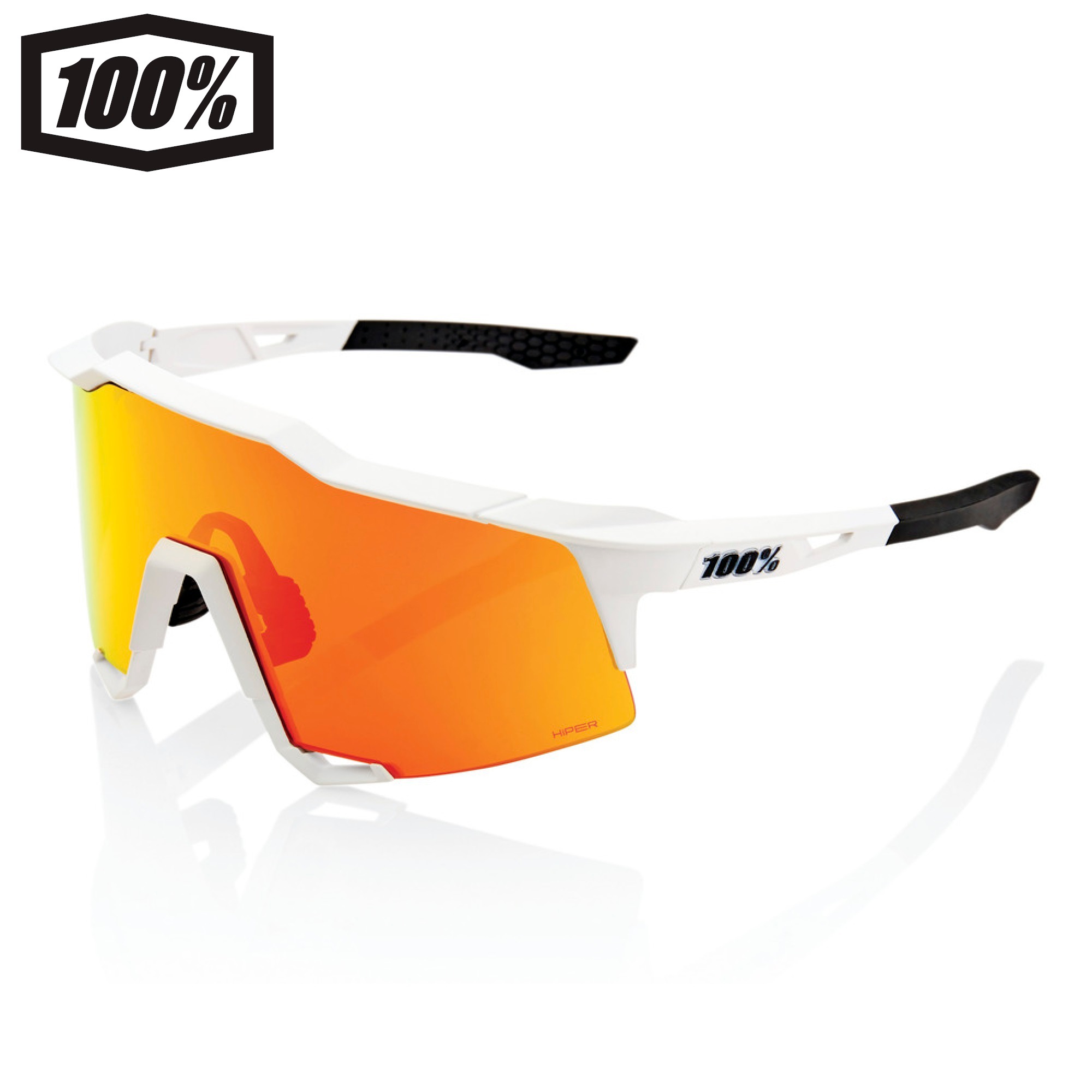 ワンハンドレッド 6000700009(ワンハンドレッ スポーツサングラス スピードクラフト Speedcraft Soft Tact white Hiper Red 6000700009ワンハンド