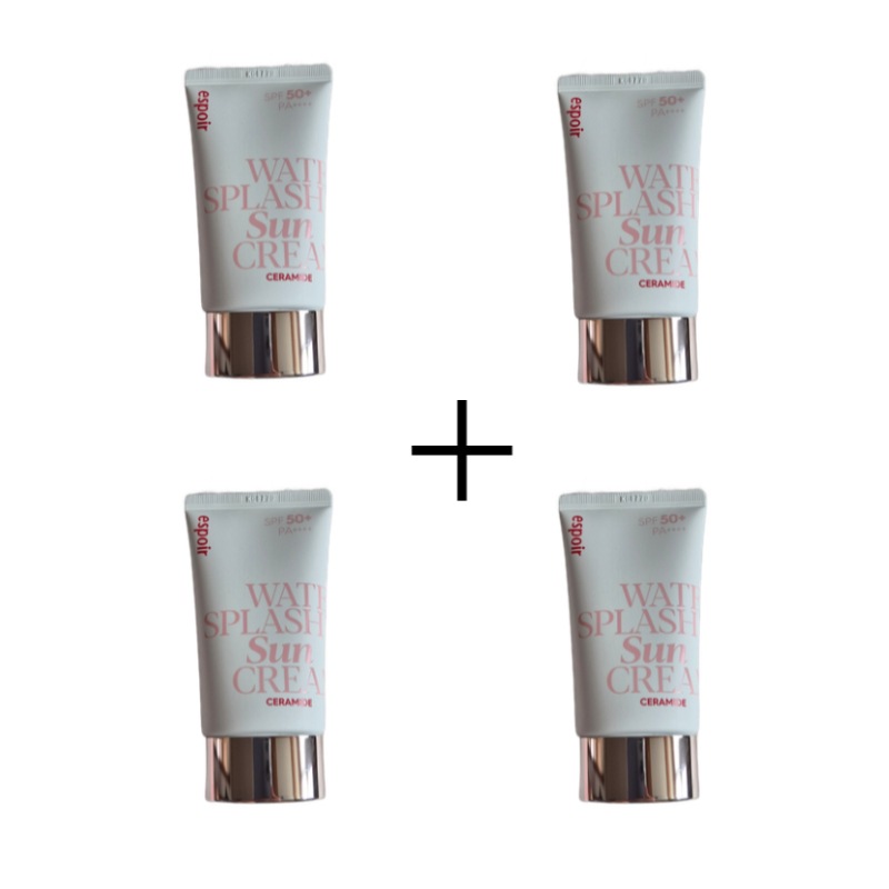 ウォータースプラッシュサンクリーム セラミド SPF50+ PA++++ 60ml 4個
