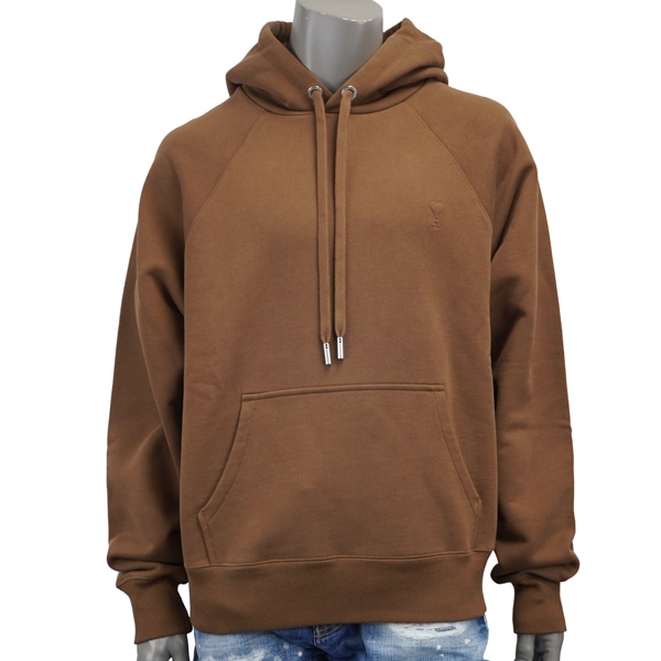 AMI Alexandre Mattiussi アミ アレクサンドロ マテュッシ AMI DE COEUR HOODIE エンボス ロゴ パーカー　 ユニセックス/USW758.747 216