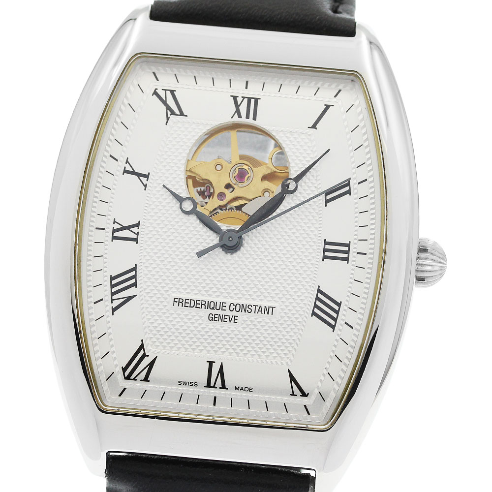 フレデリック・コンスタント FREDERIQUE CONSTANT FC303/310X4T5/6 オープンハート トノー 自動巻き メンズ 良品 _960141【中古】