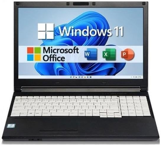 中古パソコン Windows 11, office付 Lifebook A748/TX 15.6型 第8世代 Core i3-8130U メモリ8GB/ SSD 128GB /WIFI/DVD/１０キ