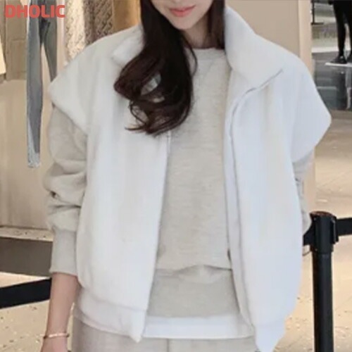 [メガ割りSALE]ハイネックエコファージップアップベスト