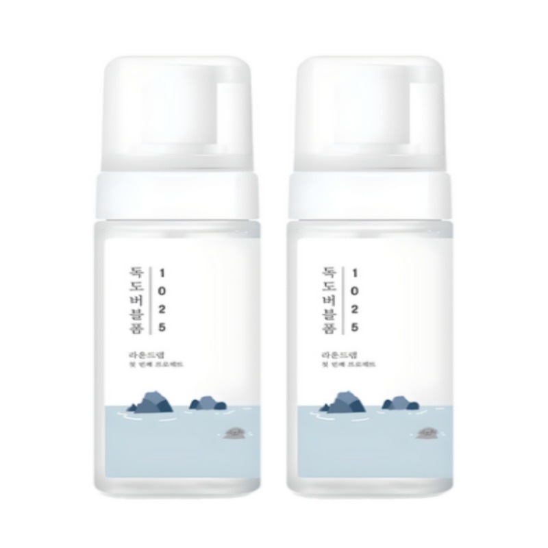 1025独島バブルクレンジングフォーム 150ml 2本セット 泡洗顔 保湿 弱酸性 敏感肌対応 韓国コスメ