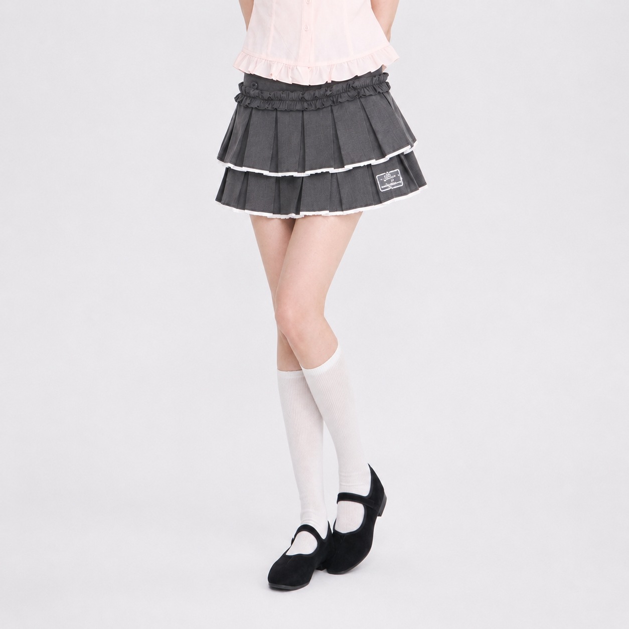DOLLY PLEATED ミニスカート [2カラー]