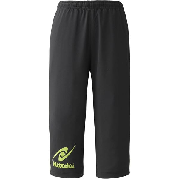 ニッタク（Nittaku）卓球パンツ BREAKER CROPPED PANTS（ブレーカー七分丈パンツ NW2853 グリーン XOフィットネス・ヨガパンツ