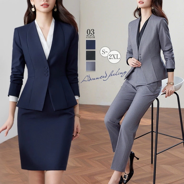 人気急上昇スーツ レディース ビジネススーツ リクルートスーツ 洗える 2点セット ビジネススーツ パンツスーツ 上下セット フォーマル 上品 入学式 洗える ジャケット スカートスーツ パンツドレス