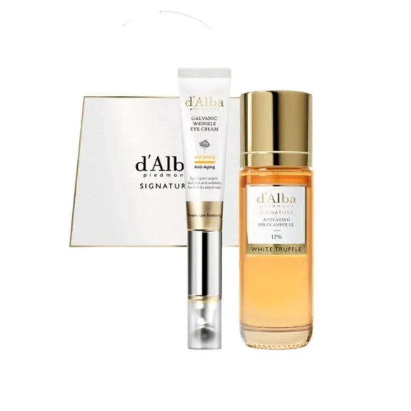 シグネチャー アンチエイジング スプレー アンプル 60ml + ビタ トーニング ガルバニック リンクル アイクリーム 15ml #濃縮コラーゲン #ホワイトトリュフ #弾力 #栄養