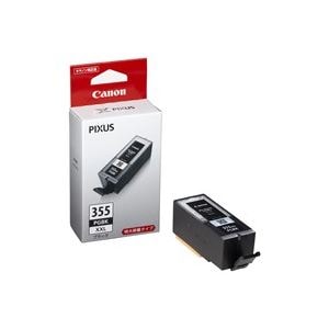 (業務用3セット) Canon キヤノン インクカートリッジ 純正 (BCI-355XXLPGBK) ブラック(黒)