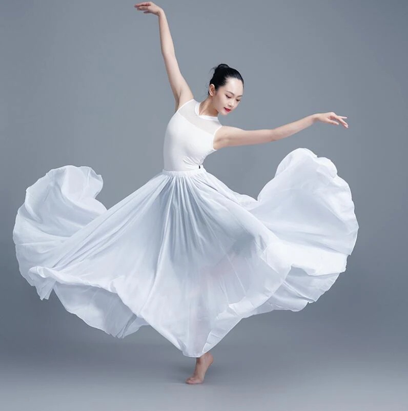 レディース舞台ダンススカートモダンダンス衣装ワルツダンス ラテン