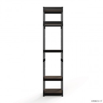 ハンガー5段ダブル 幅51cm MK-2255H2BK ブラック