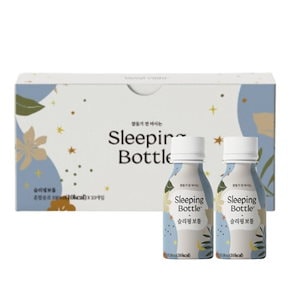 SLEEPINGBOTTLE 睡眠 ドリンク 安らかな睡眠のための飲み物 100ml x 10個