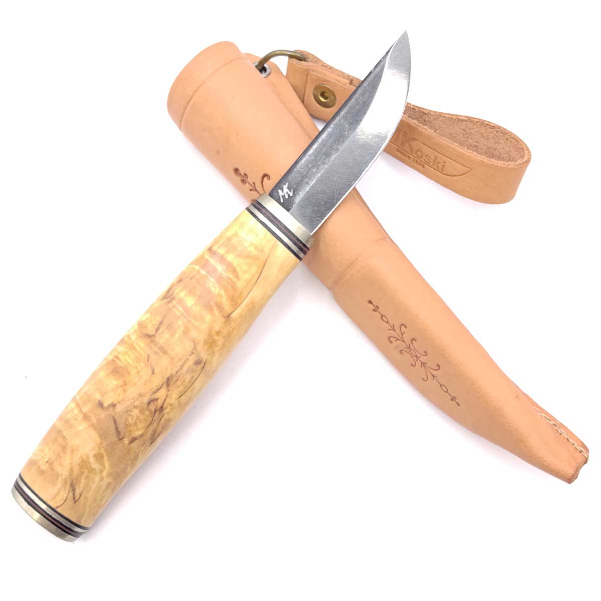 【中古・未使用品】カウハバン プーッコ パヤ ナイフ ベージュ Kauhavan Puukko Paja アウトドア ブッシュクラフト