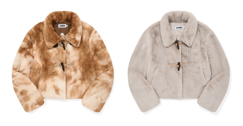 TOGGLE POINT CROP FUR JACKET