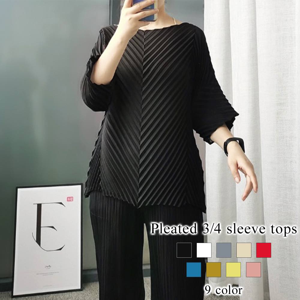 ブラウス レディース プリーツ5分袖トップス レース スーツ オフィス 夏 白 涼しい きれいめ 大きいサイズ カジュアル リボン フリル ブランド ノーアイロン 薄手 安い シフォン 事務服 半袖