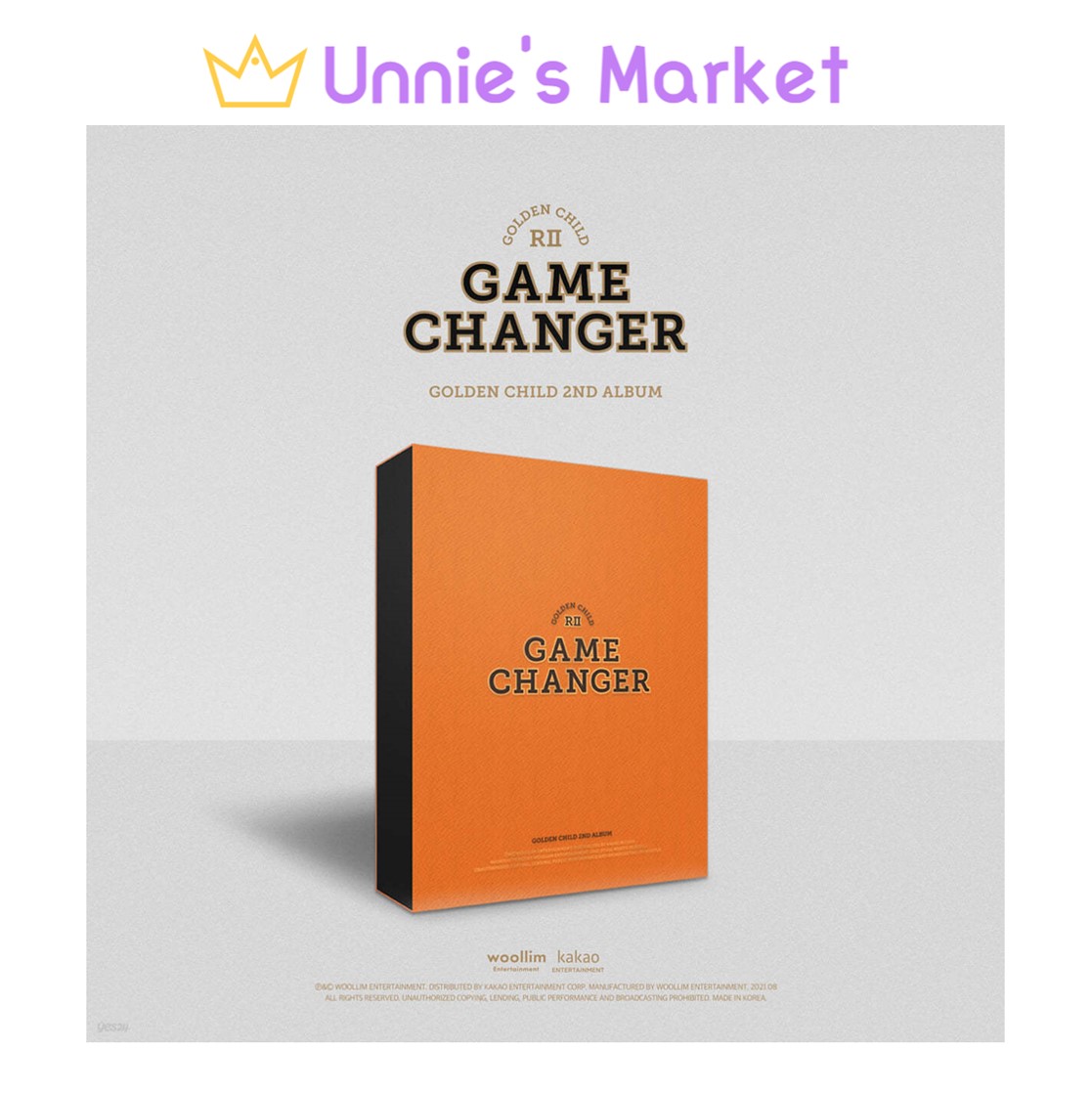 GOLDEN CHILD 2nd Album [Game Changer] Limited Edition + Free Photocard 1EA(fan-made)
