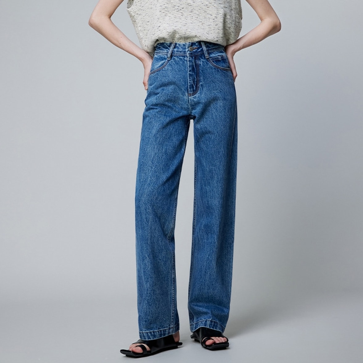 デニムパンツ ボトムス デニム ジーンズ ストレートパンツ ハイウエスト ロング ストレート ボーイッシュ メンズライク アウトドア レディース かわいい 大人可愛い おしゃれ ガーリー エレガント