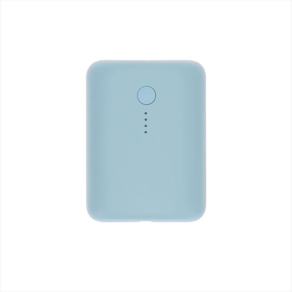 MOTTERU (モッテル) MOT-MB10001Z-BL 国内最小最軽量 モバイルバッテリー 大容量 10000mAh（パウダーブルー） MOTMB10001ZBL