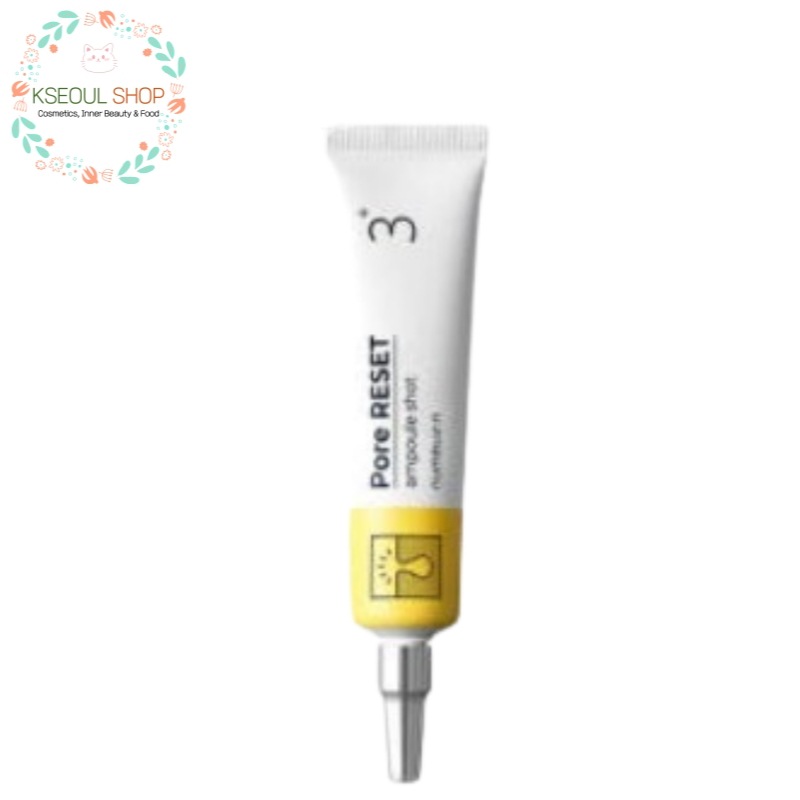 No.3 毛穴リセットアンプル 25ml/キメ・毛穴・なめらか肌へ/毛穴 引き締め/美容液・毛穴たるみ・毛穴ケア・毛穴下地・くすみ・スキンケア 韓国/ブラックヘッド/毛穴 黒ずみ/韓国コスメ 毛穴