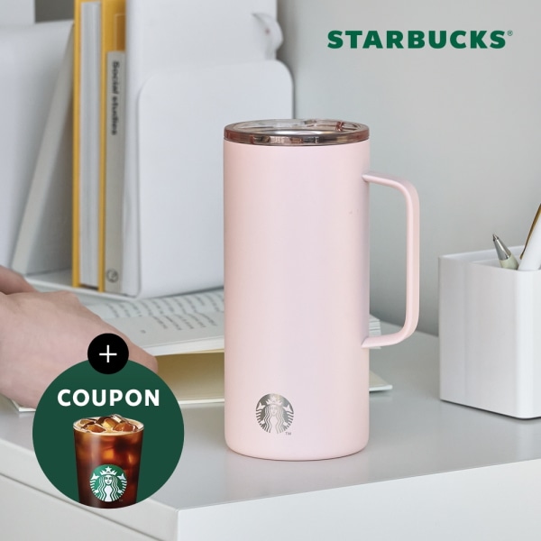 【Starbucks】 SS ピンク タンク タンブラー 503ml スタバ韓国 (贈呈品なくなり次第予告なしで贈呈終了)