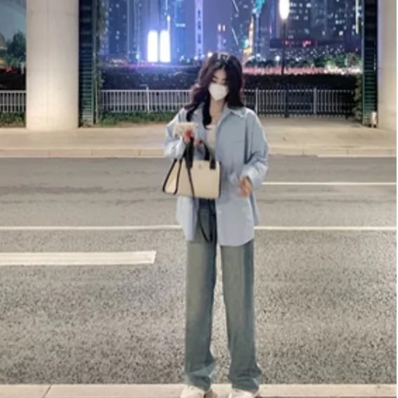 レディース トップス シャツ 襟付き ボタン 長袖 かわいい 大人可愛い きれいめ シンプル カジュアル 上品 おしゃれ かっこいい レトロ こなれ感 ラフ ガーリー ルーズ 個性的 クール モード系