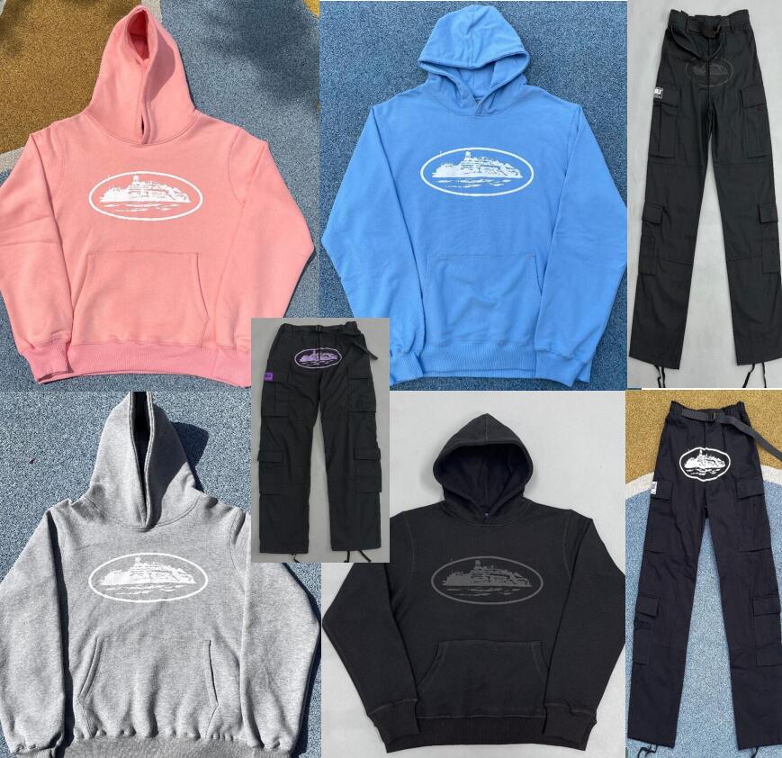 2023 Corteiz 新型です男女です長袖 プリント レタリング フード パーカー