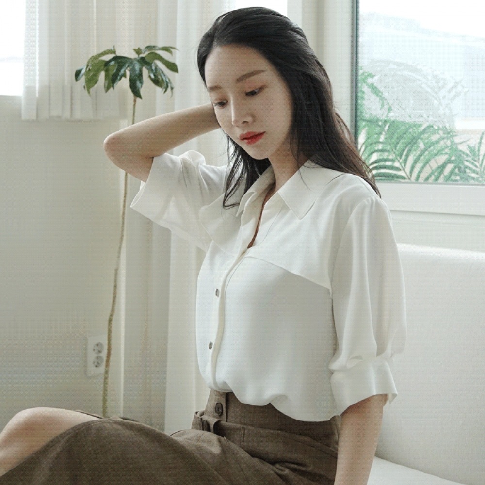 クリック＆ファニーサンディーズカラーブラウス [無料サイズL]