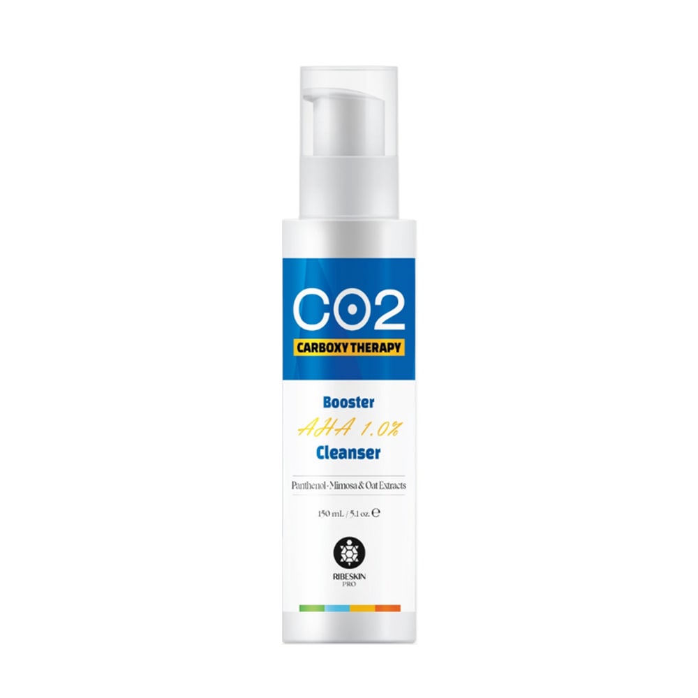 AHAブーストクレンザー150ml 　リベスキン　CO2　ブースター　アハ　1％　クレンザー　フェイスクレンザー　co2　ジェルタイプの洗顔料　カーボキシーの効果を最大限に高める