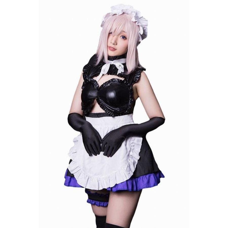 ハロウィン Fate Grand Order 風 FGO マシュ コスチューム コスプレ衣装 3点セット サイズ SXL