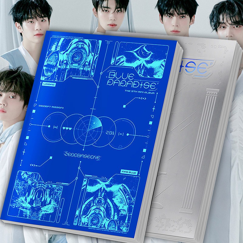 [未開封新品]ゼロベースワンアルバムブルーパラダイスBLUE PARADISEゼベワンミニ5集フォトブック2種グッズ