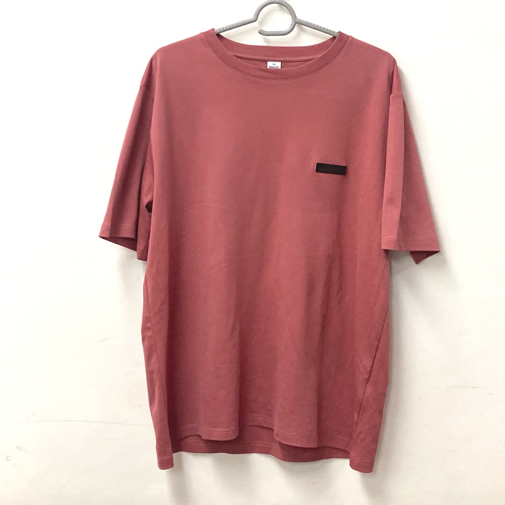 Berluti ベルルッティ 半袖Ｔシャツ レザータブ Tシャツ 革タグ ロゴ トップス アパレル コットン ローズウッド ピンク系