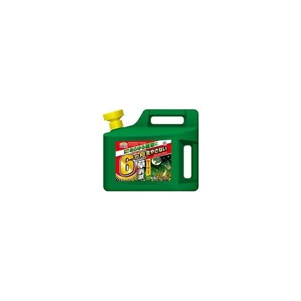 【4個セット】アースガーデン 除草剤 アースカマイラズ 草消滅 ジョウロヘッド(4.5L)*1ケース