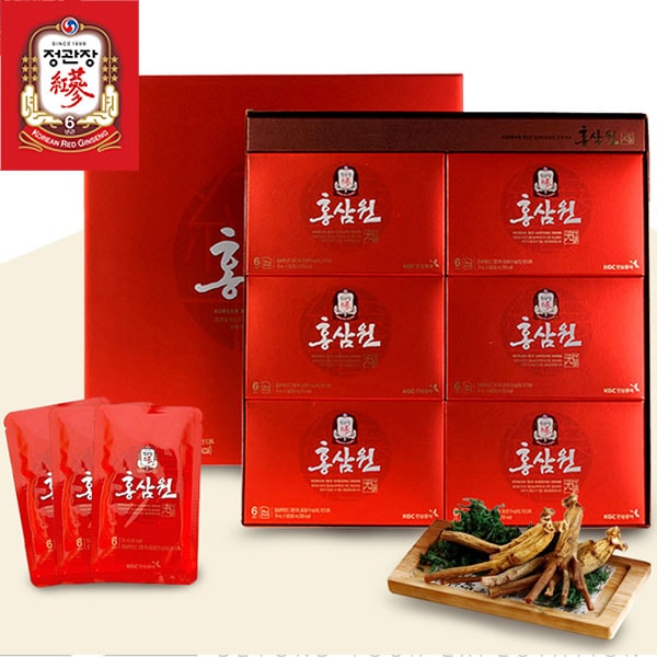 正官庄 紅蔘 6年根50mlｘ60包*3 配送無料　正規品/高麗人参茶/疲れた体に栄養食品/栄養ドリンク/韓国食品