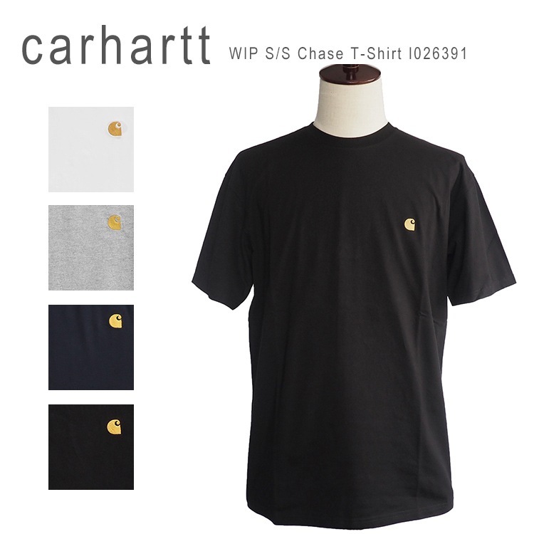 Tシャツ メンズ 半袖 ブランド 無地 ロゴ オシャレ 定番 ヘビーウェイト ショートスリーブチェイス CarharttWIP　S/S CHASE T-SHIRT I026391 4,644円